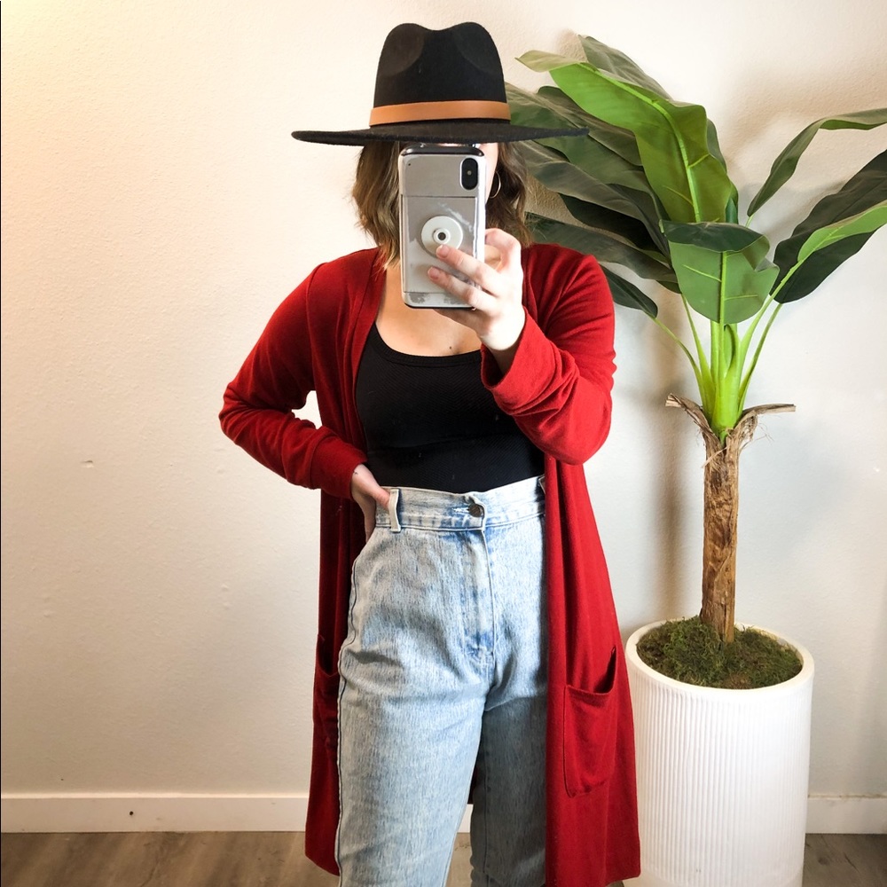 Red Cardigan